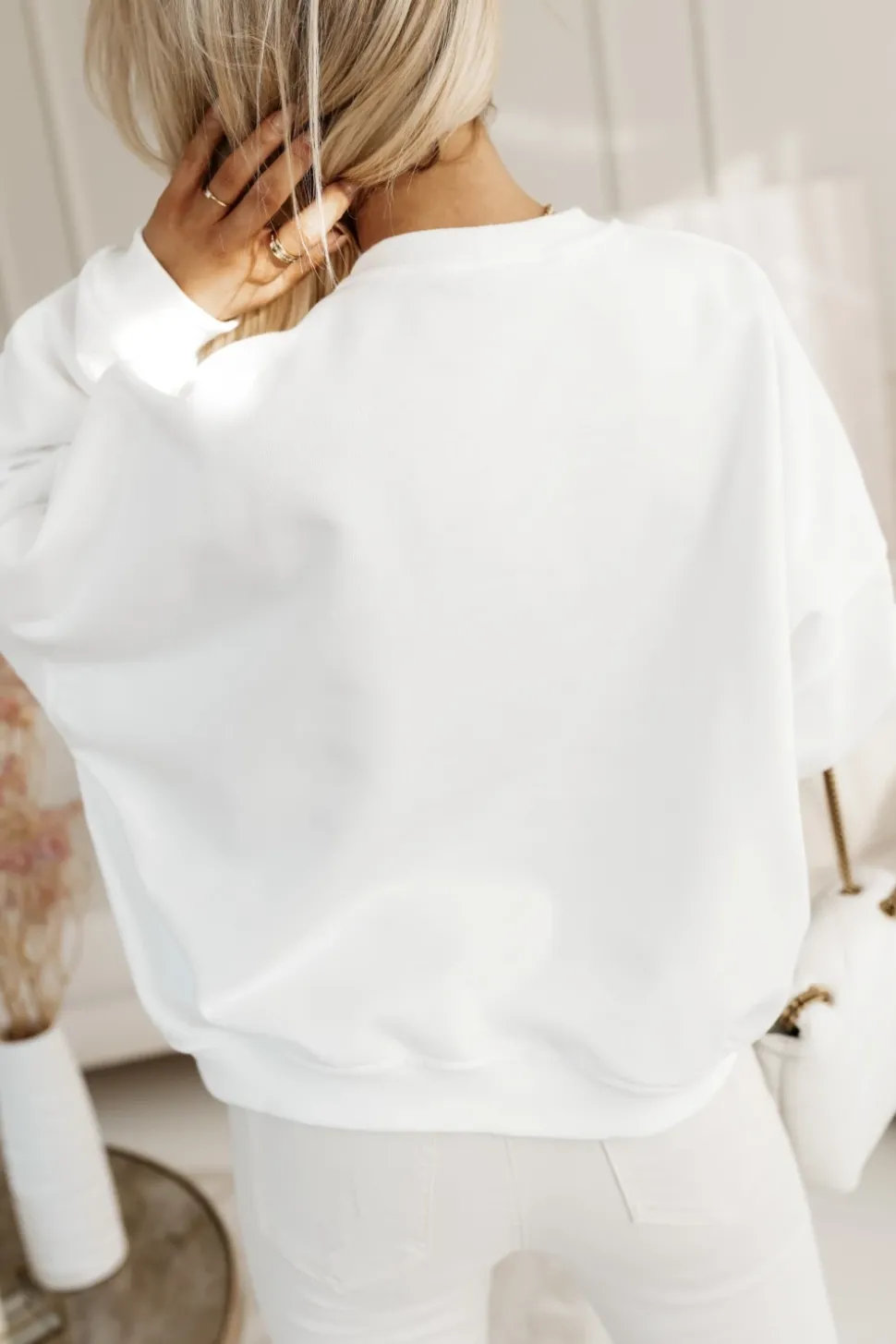 BLUZA BAWEŁNIANA LA DOLCE VITA BIAŁA