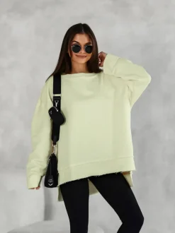 BLUZA DRESOWA BAWEŁNIANA COMMO ŻÓŁTA