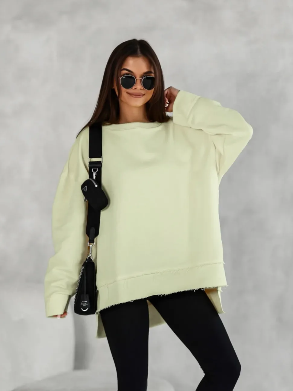 BLUZA DRESOWA BAWEŁNIANA COMMO ŻÓŁTA