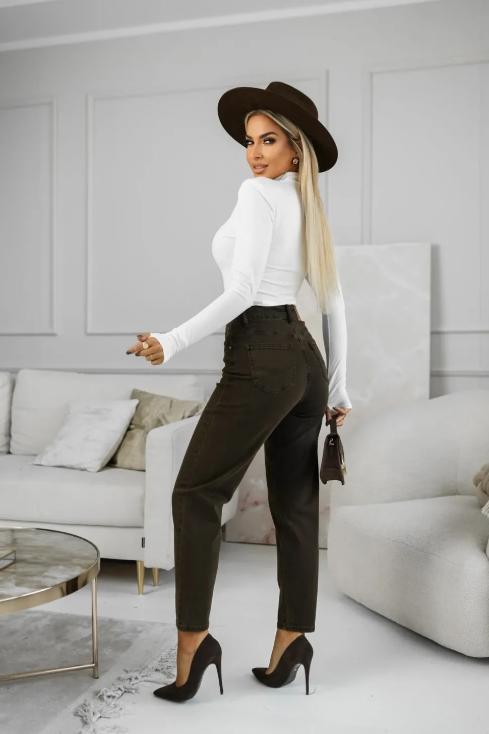 BLUZKA GOLF BASIC BAMBUS ECRU