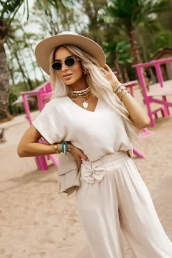 BLUZKA HARRY Z WISKOZY BRUDNY RÓŻ