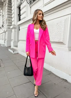 SPODNIE CYGARETKI CAMERON W KANT NEONOWY RÓŻ