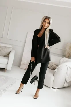 SPODNIE CYGARETKI CAMERON W KANT CZARNE