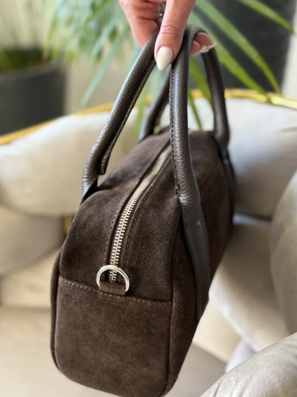 TOREBKA KUFEREK PREMIUM ZE SKÓRY NATURALNEJ CZEKOLADOWA